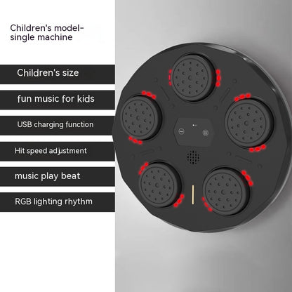 Musikboxmaschine für Kinder Blau Licht Schlagreaktion Box Ziel Intelligentes elektronisches Wandziel